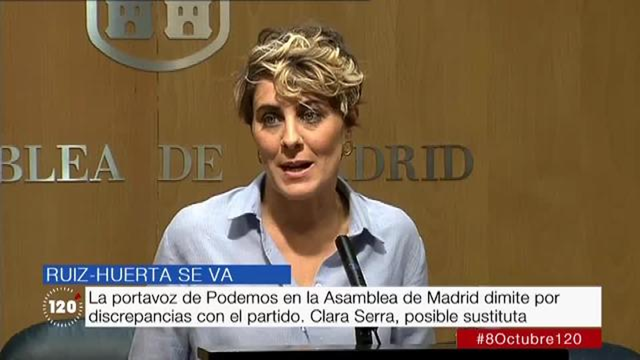 Lorena Ruiz Huerta Emocionada En Su Despedida Como Portavoz De Podemos