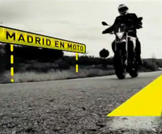 Logo Madrid en Moto