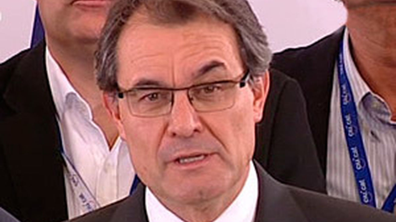 Artur Mas rueda de prensa Elecciones catalanas 2012