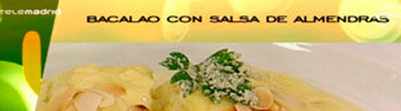 Receta: Bacalao con salsa de almendras