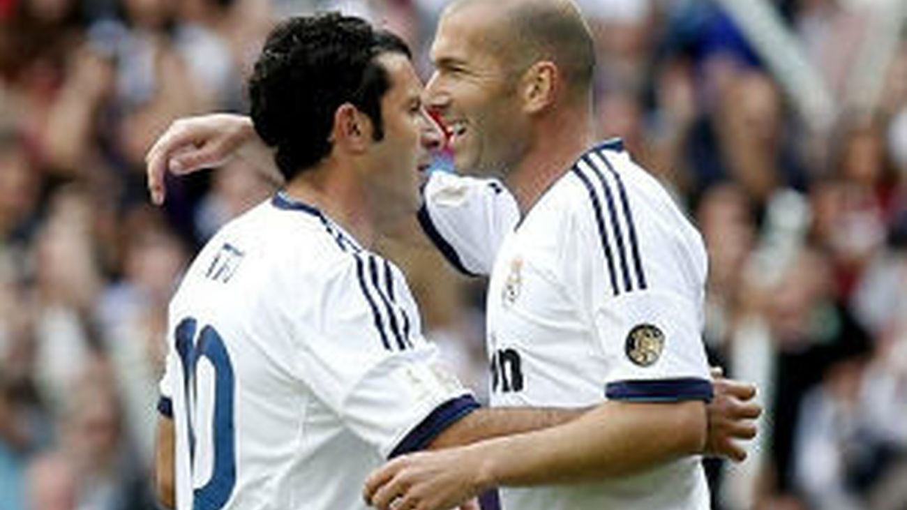 Figo y Zidane