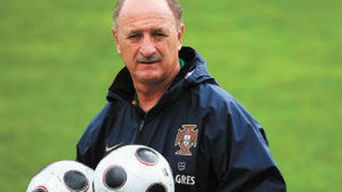 Felipe Scolari, seleccionador de Brasil