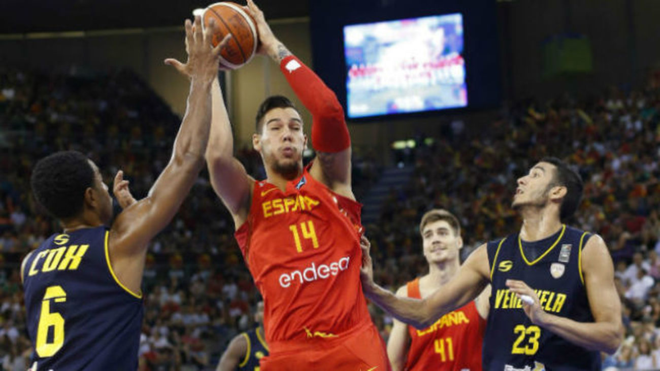 Amistoso selección española de baloncesto