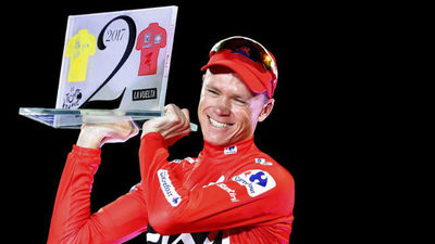 Froome celebra en Madrid su primera Vuelta en la despedida a Contador