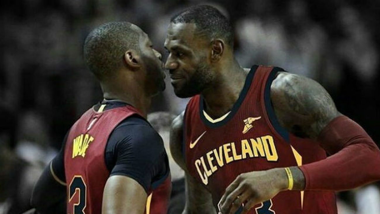 Dwyane Wade y LeBron James