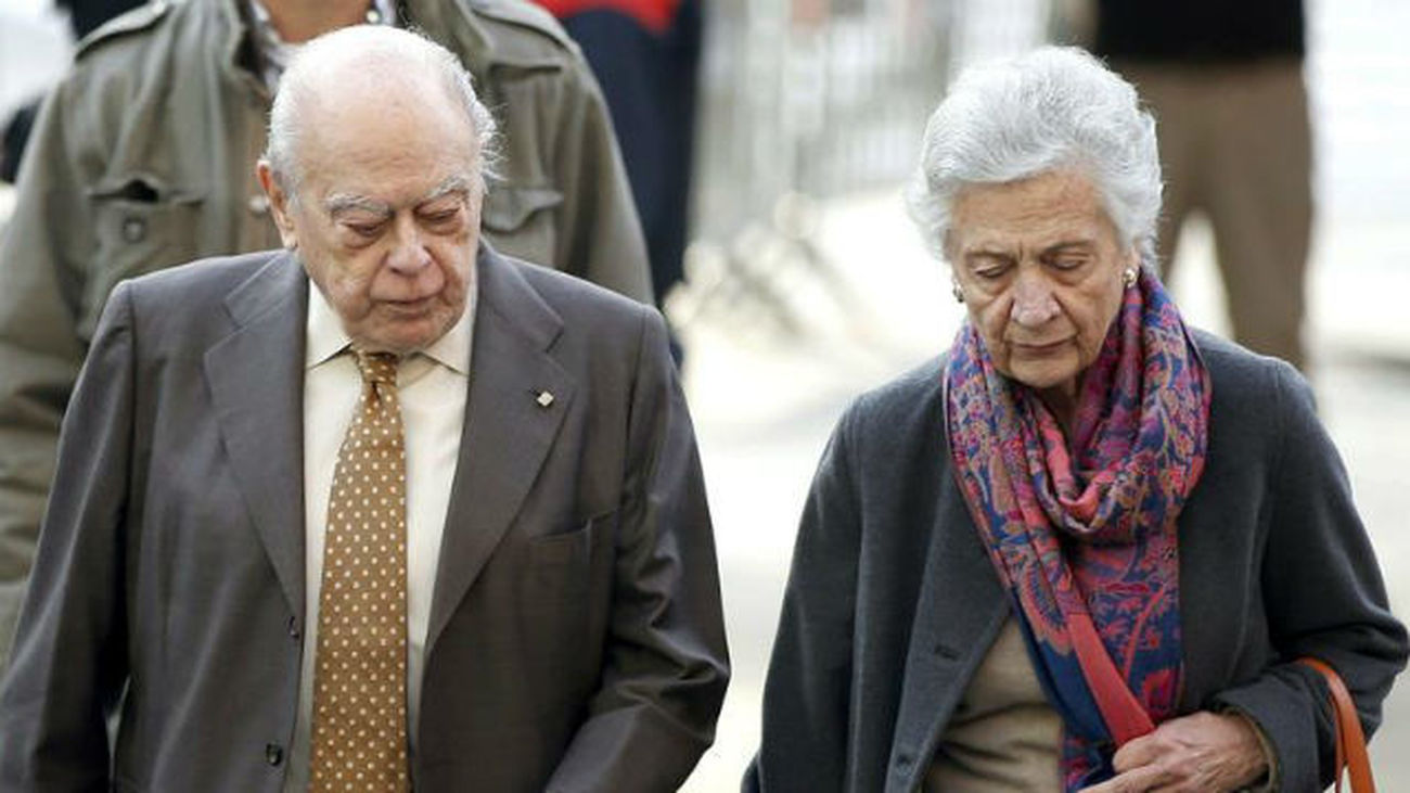 El expresidente catalán Jordi Pujol y su esposa Marta Ferrusola