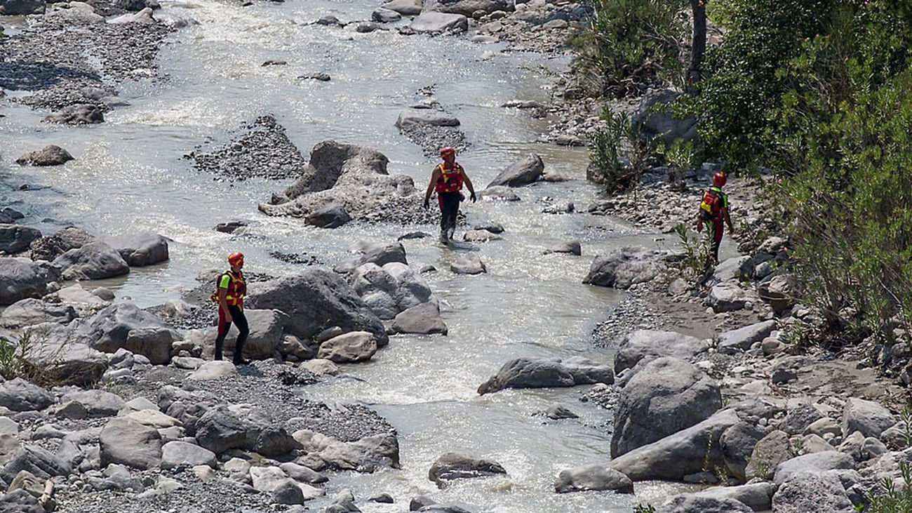 Desbordamiento de un río en Italia