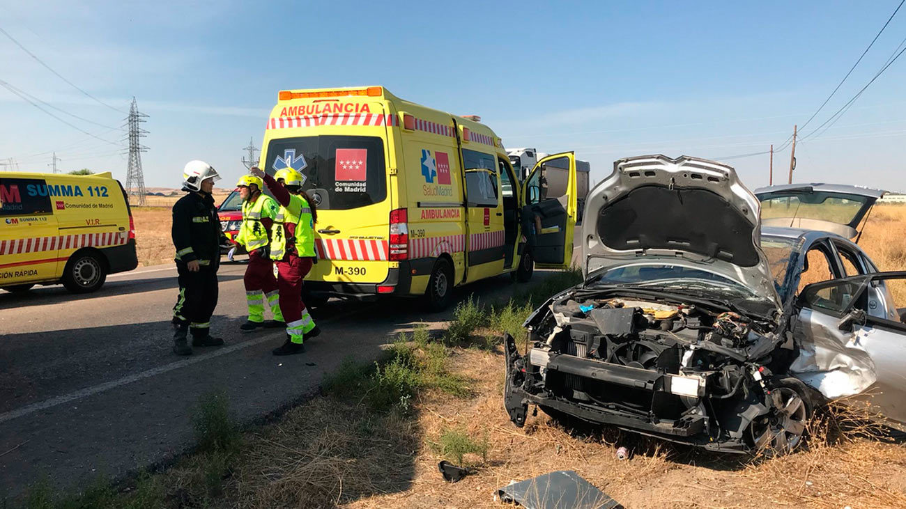 Accidente en la M-404