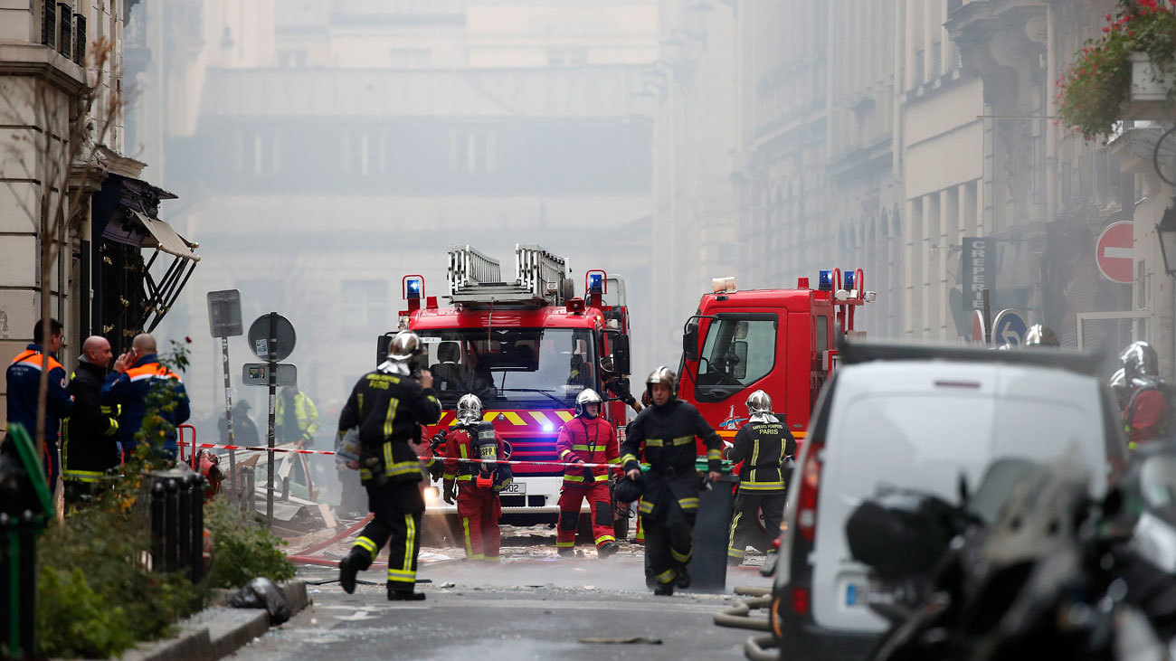 Una veintena de heridos tras una explosión en una panadería en el centro de París