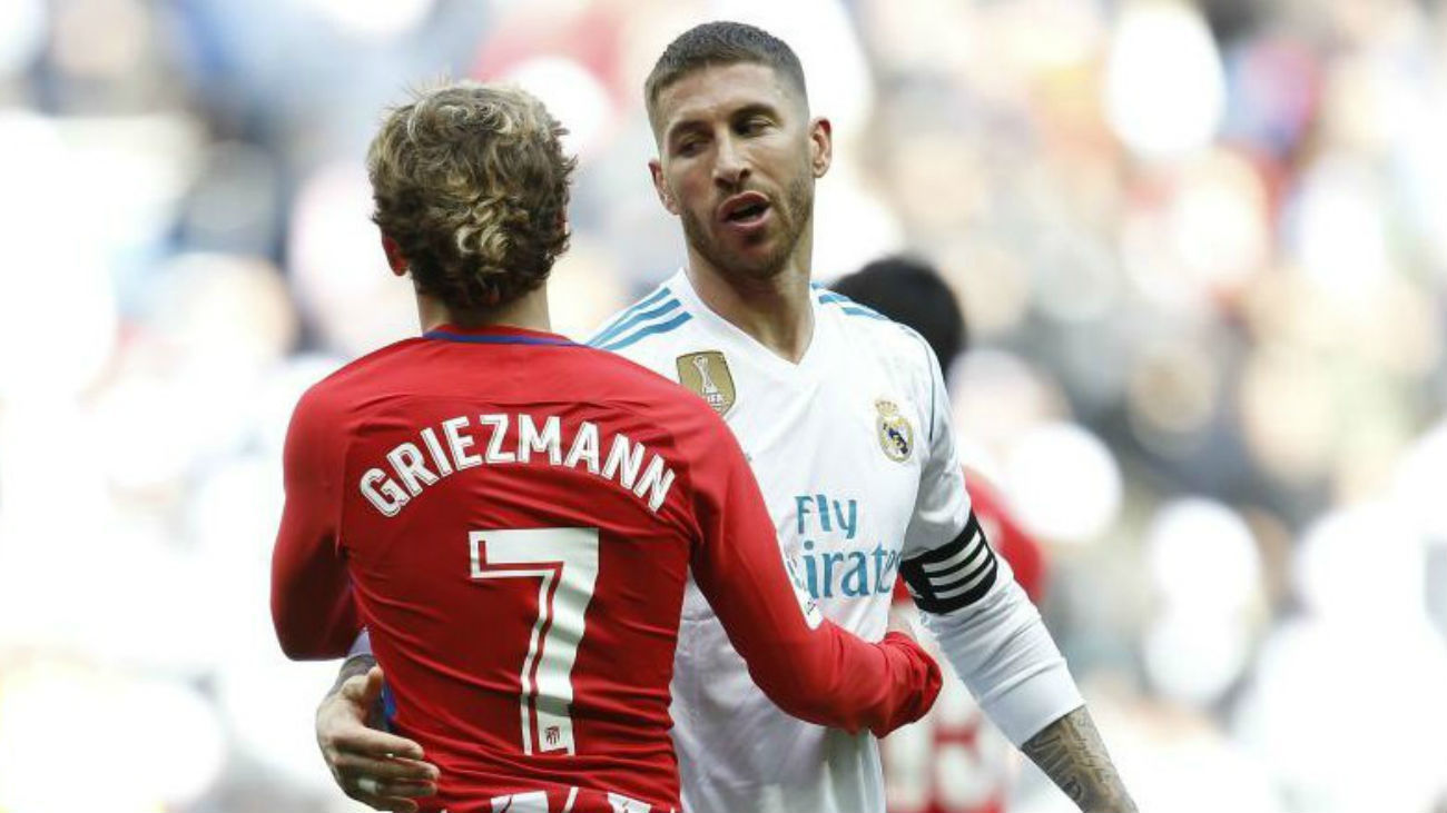 Sergio Ramos y Griezmann