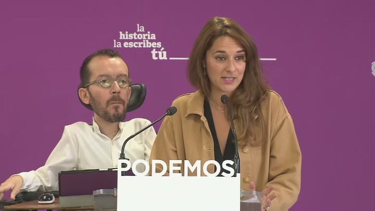 Pablo Echenique y Noelia Vera