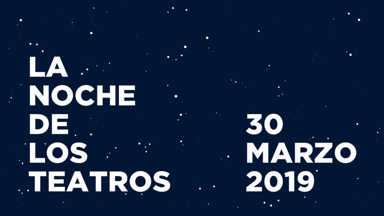 Cartel de La Noche de Los Teatros 2019