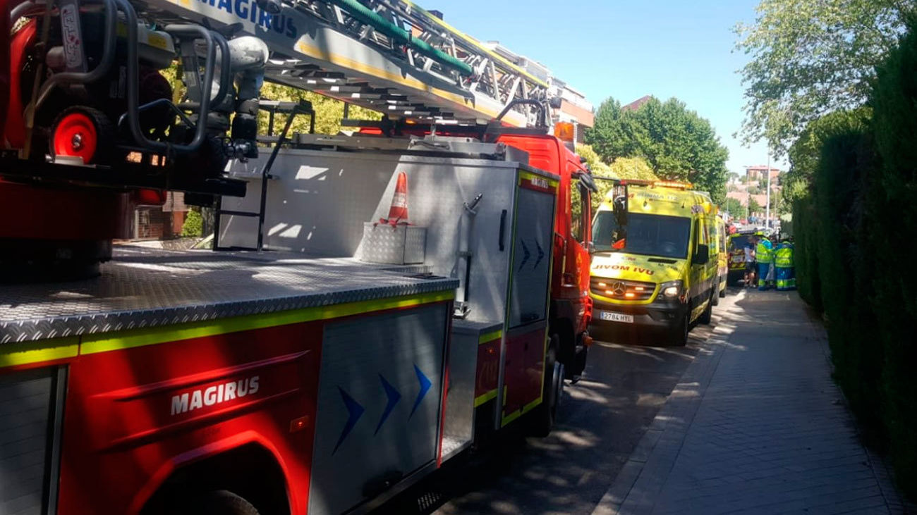 Incendio en una vivienda en Rivas-Vaciamadrid