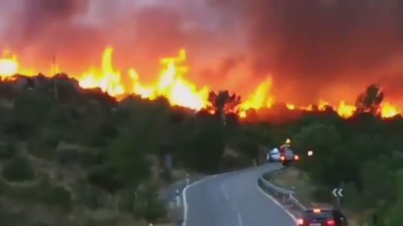 Declarado un incendio forestal en El Berrueco