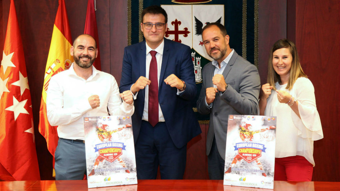 Presentación del Campeonato de Europa de Boxeo