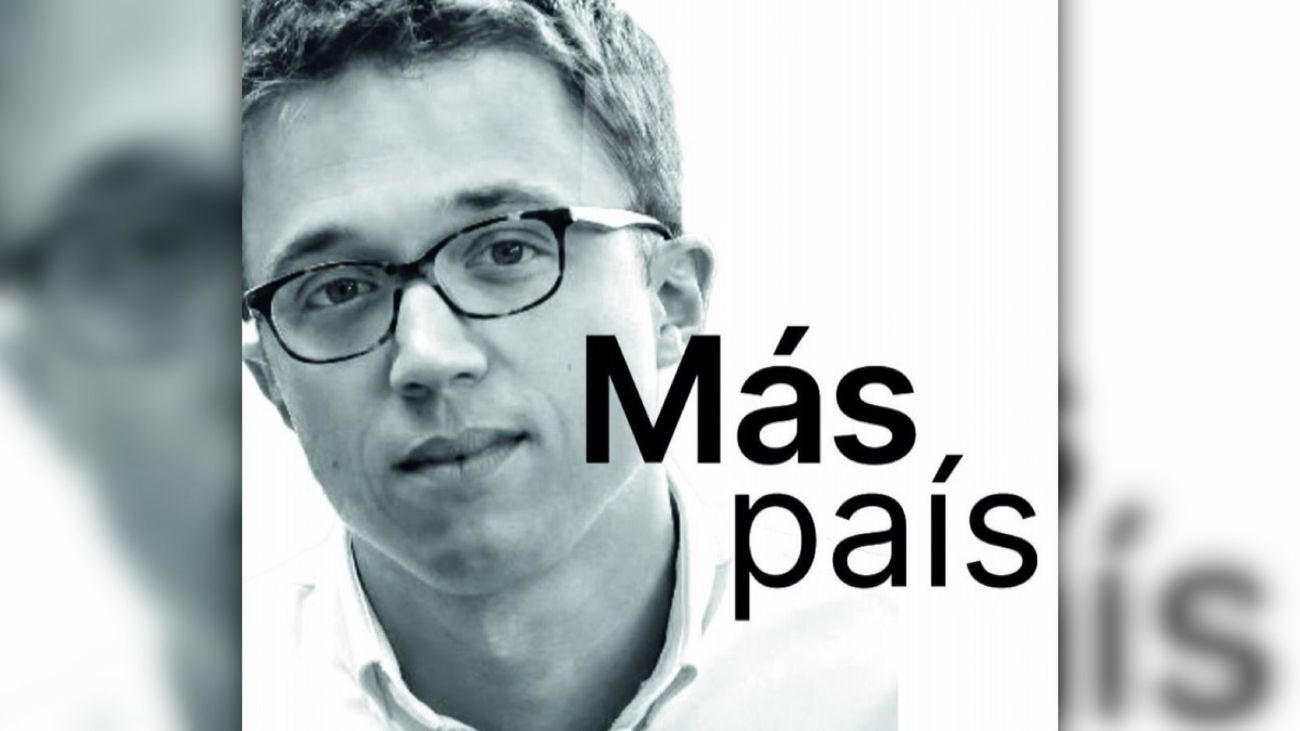 La cara de Errejón aparecerá en la papeleta de Más País