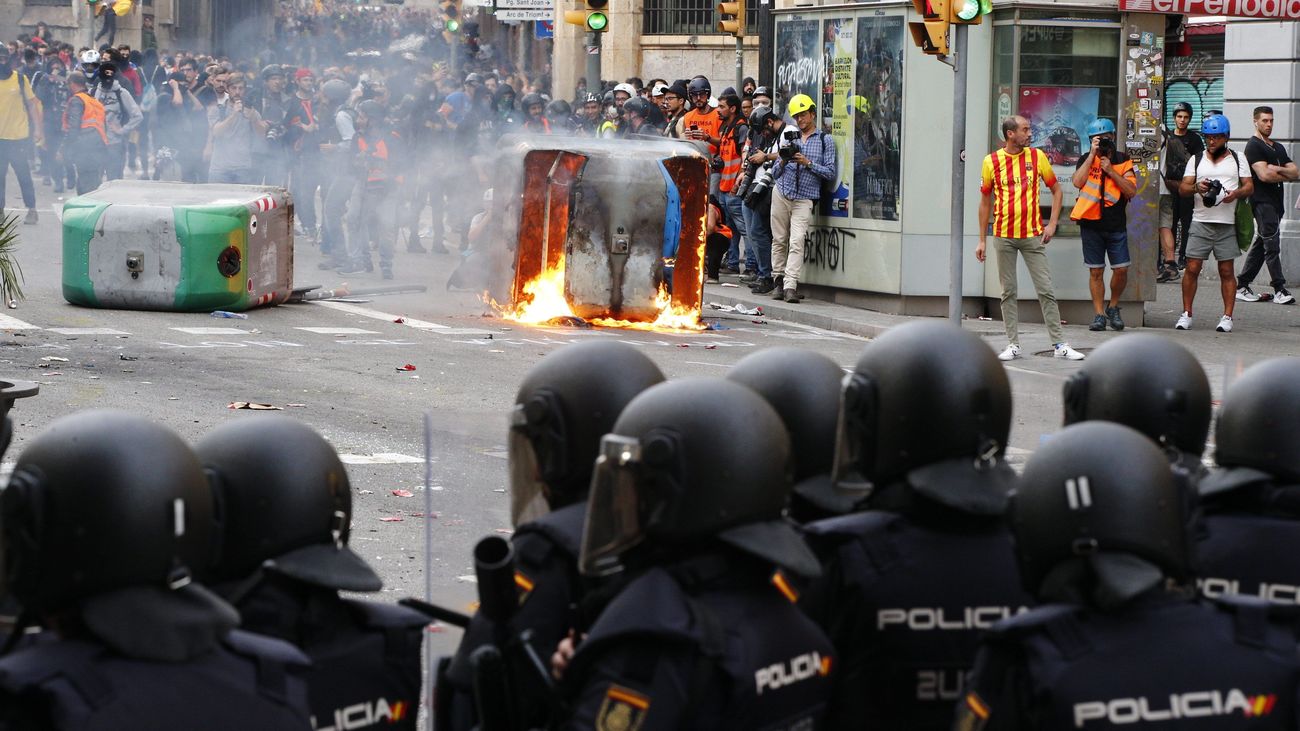 La Policía, ante los radicales independentistas