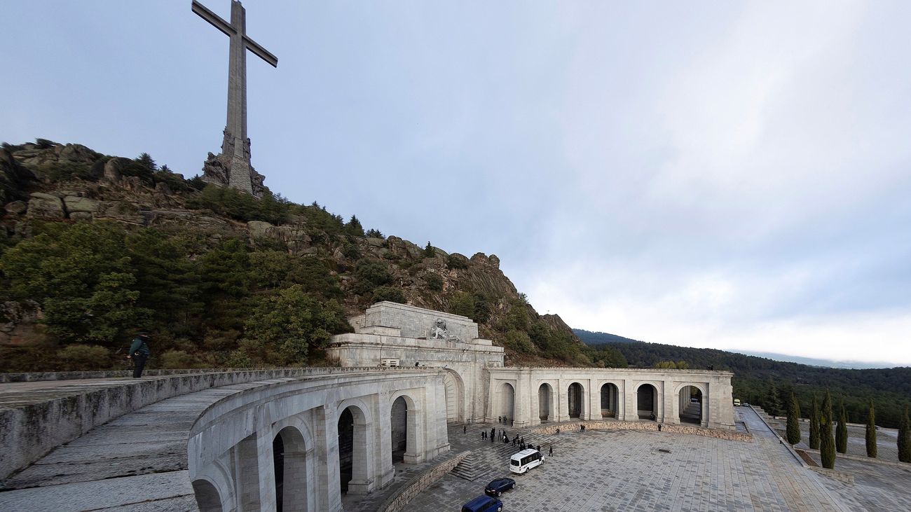 El Valle de los Caídos, momentos antes de la exhumación de Francisco Franco