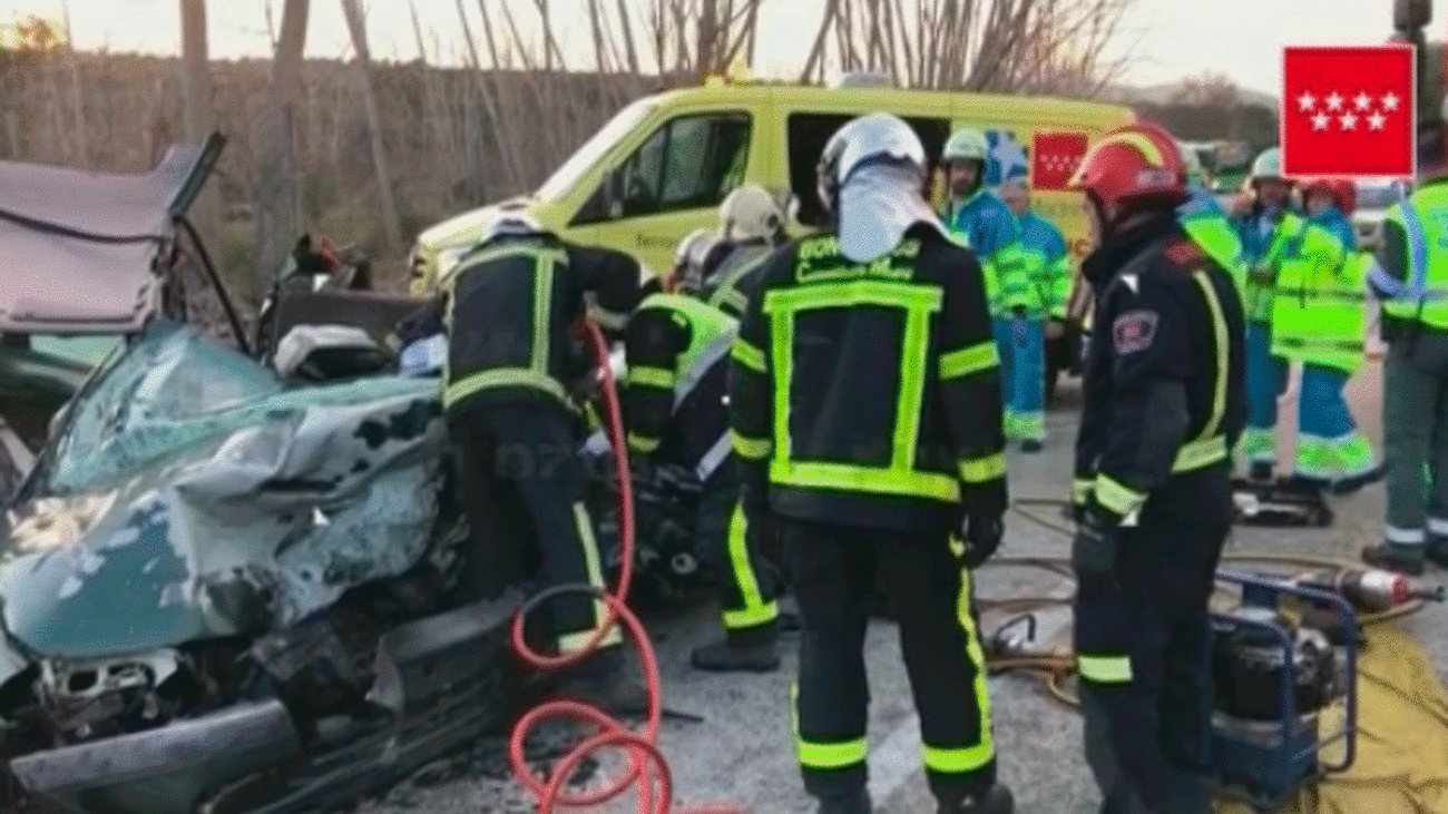 Accidente de tráfico en Madrid