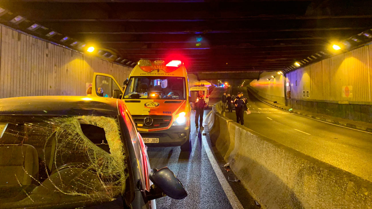 Accidente en Madrid