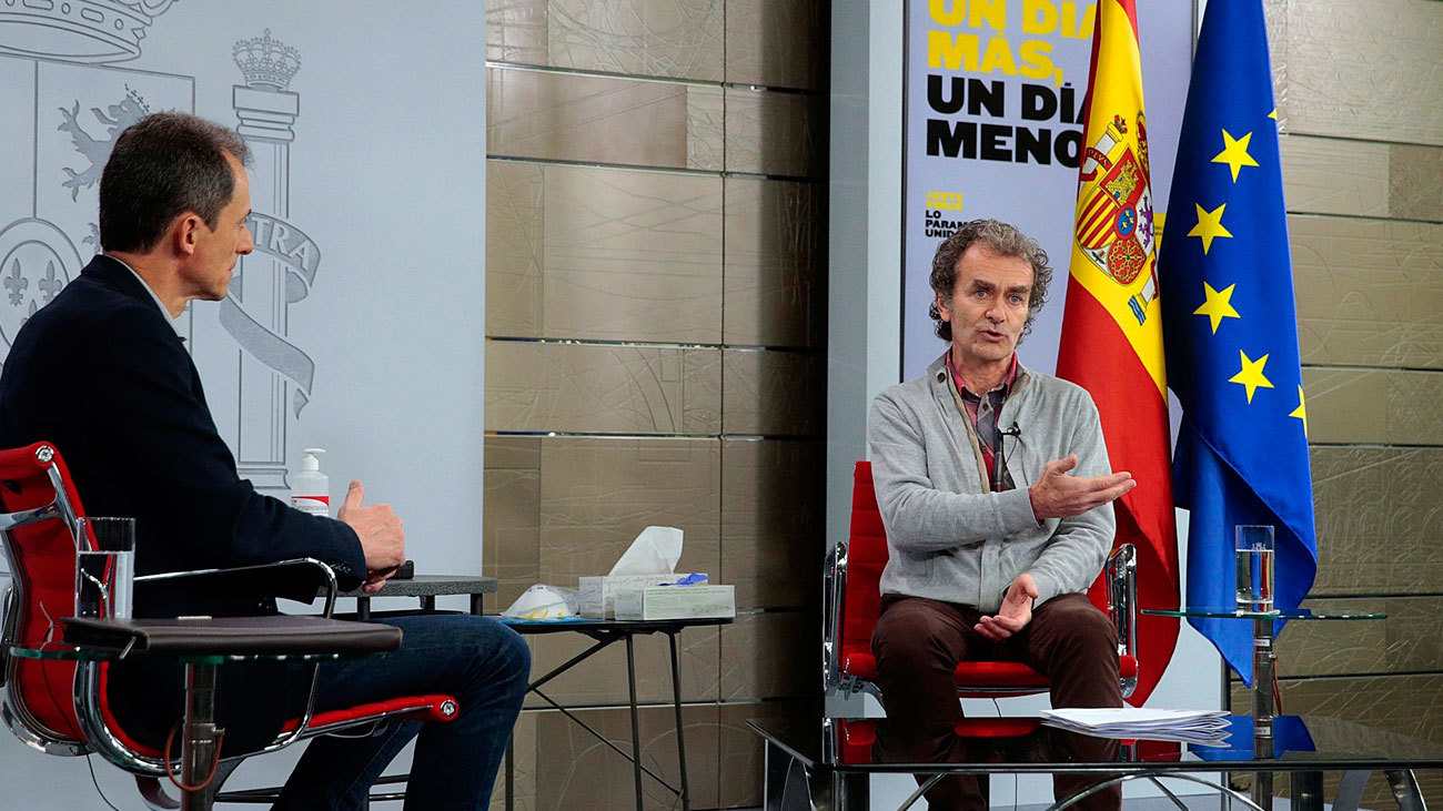 #LaInfanciaPregunta, una charla de menores desde Moncloa con el ministro Pedro Duque y el doctor Fernando Simón