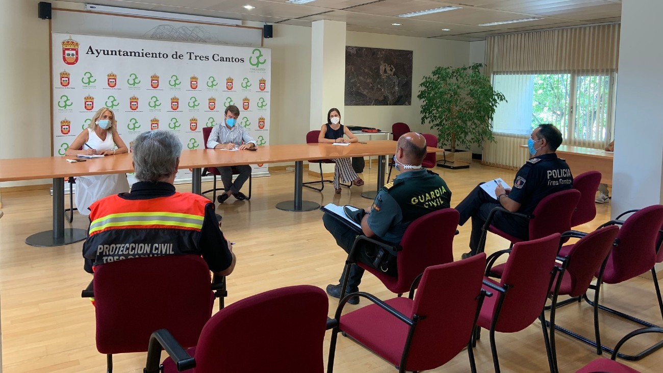 Reunión en el Ayuntamiento de Tres Cantos