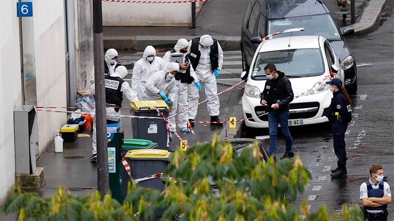 Detenido en París el autor principal del ataque con 2 heridos cerca la sede de 'Charlie Hebdo'