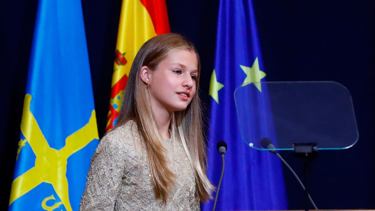 Leonor de Borbón en los Premios Princesa de Asturias: 