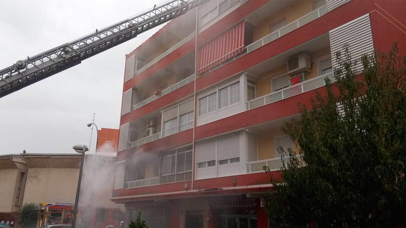 Incendio de una vivienda en Fuenlabrada con siete atendidos por el Summa-112