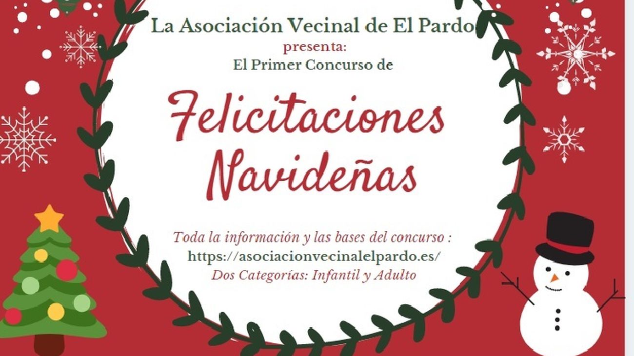 Concurso de felicitaciones navideñas en El Pardo