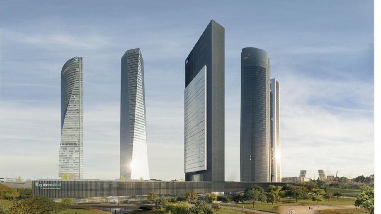 Recreación del posible aspecto final del complejo de las 'Cinco Torres' en 2021
