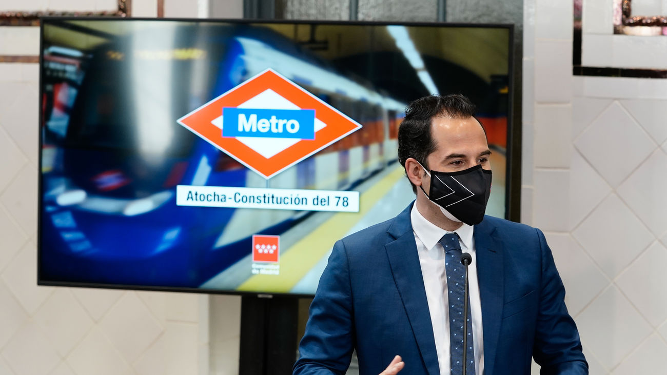 Aguado anuncia que la estación de Metro de Atocha Renfe pasará a denominarse Atocha Constitución del 78