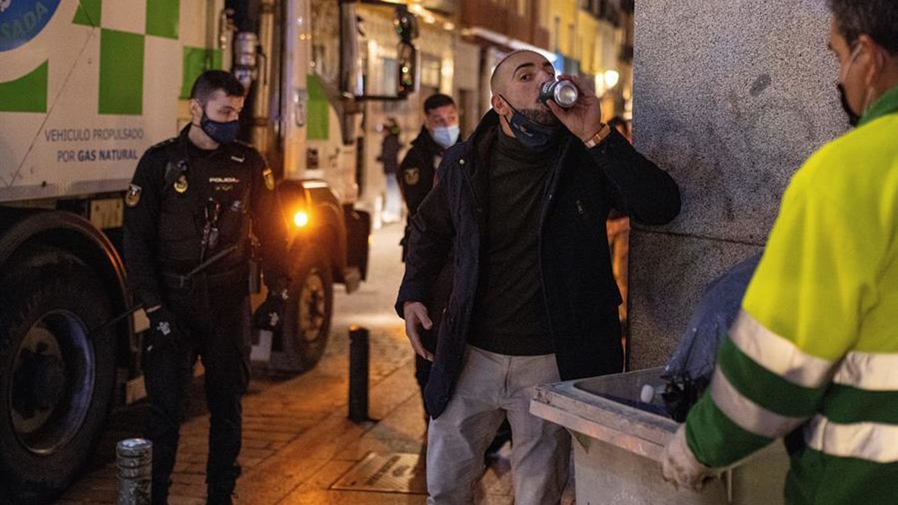 Controles policiales para que se cumplan las medidas antiCovid en Madrid en Semana Santa