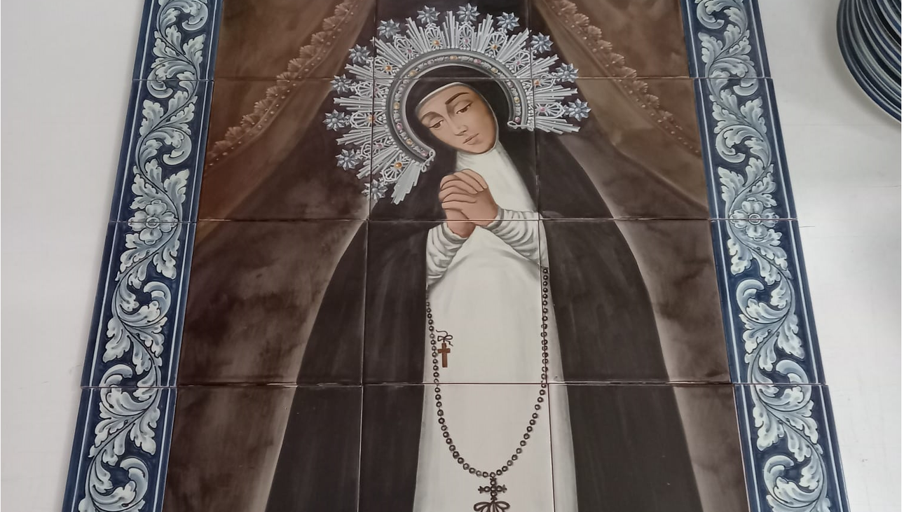 Mosaico de la Virgen de La Paloma
