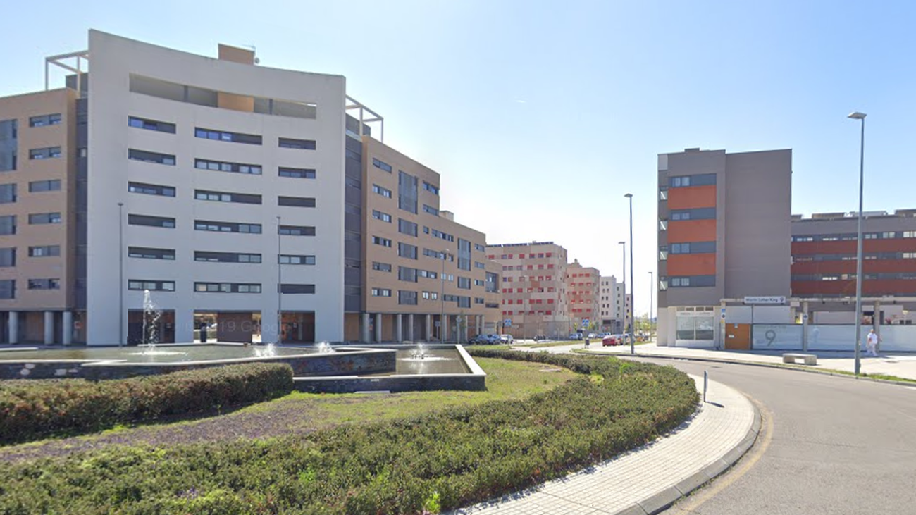 Avenida en el Ensanche Sur de Alcorcón