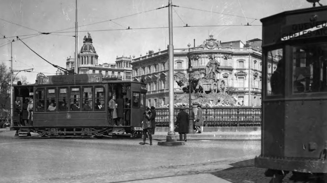 Una exposición virtual conmemora los 150 años del primer tranvía de Madrid