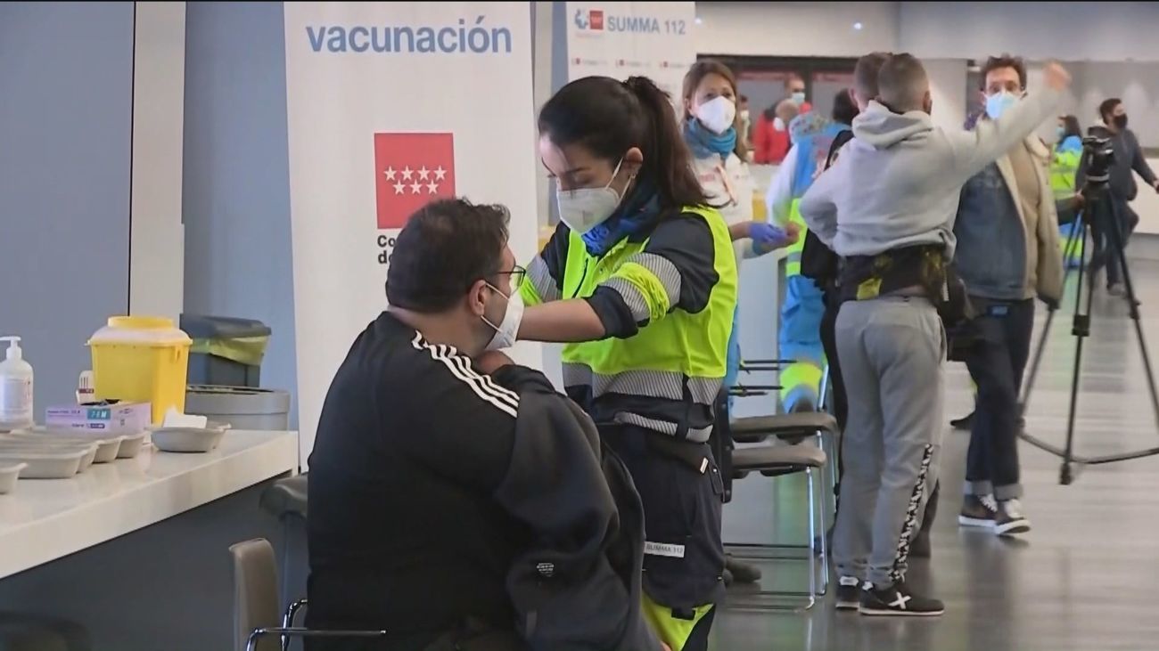 Campaña de vacunación contra la Covid-19 en Madrid