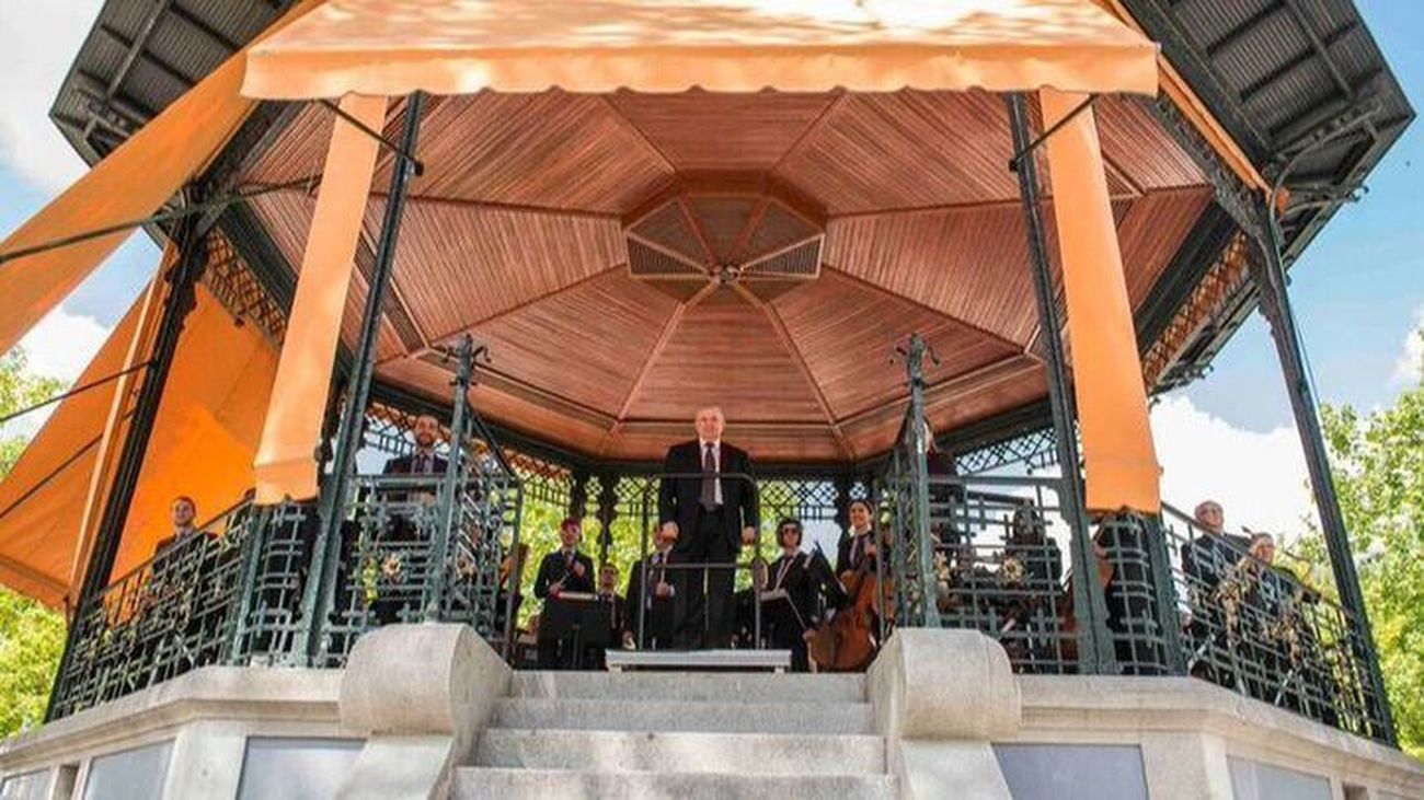 La Banda Sinfónica de Madrid ofrece este domingo en el templete de El Retiro un nuevo concierto de su ciclo de verano