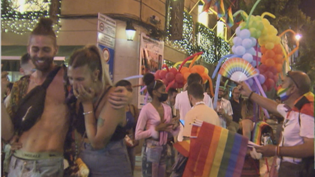Celebraciones del Orgullo en la zona de Chueca en Madrid