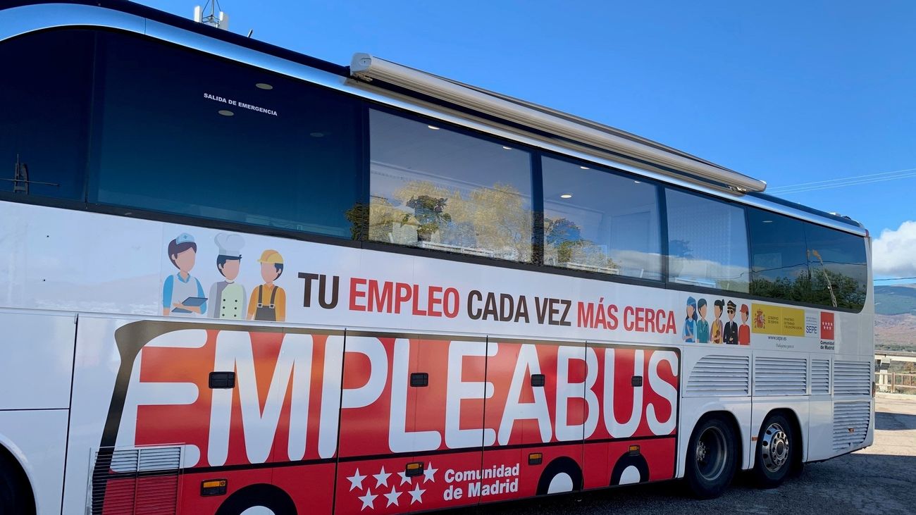 Imagen del EmpleaBus de la Comunidad de Madrid