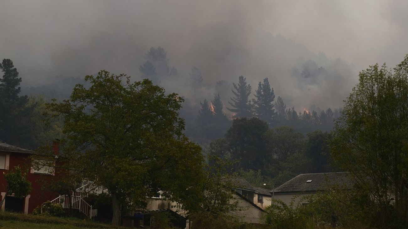 El incendio de Ribas de Sil (Lugo)