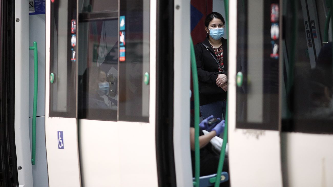 Vagón de metro de la Línea 12 - Metrosur