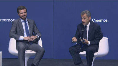 Sarkozy destaca ante Casado la importancia de la unidad de España y de la Corona