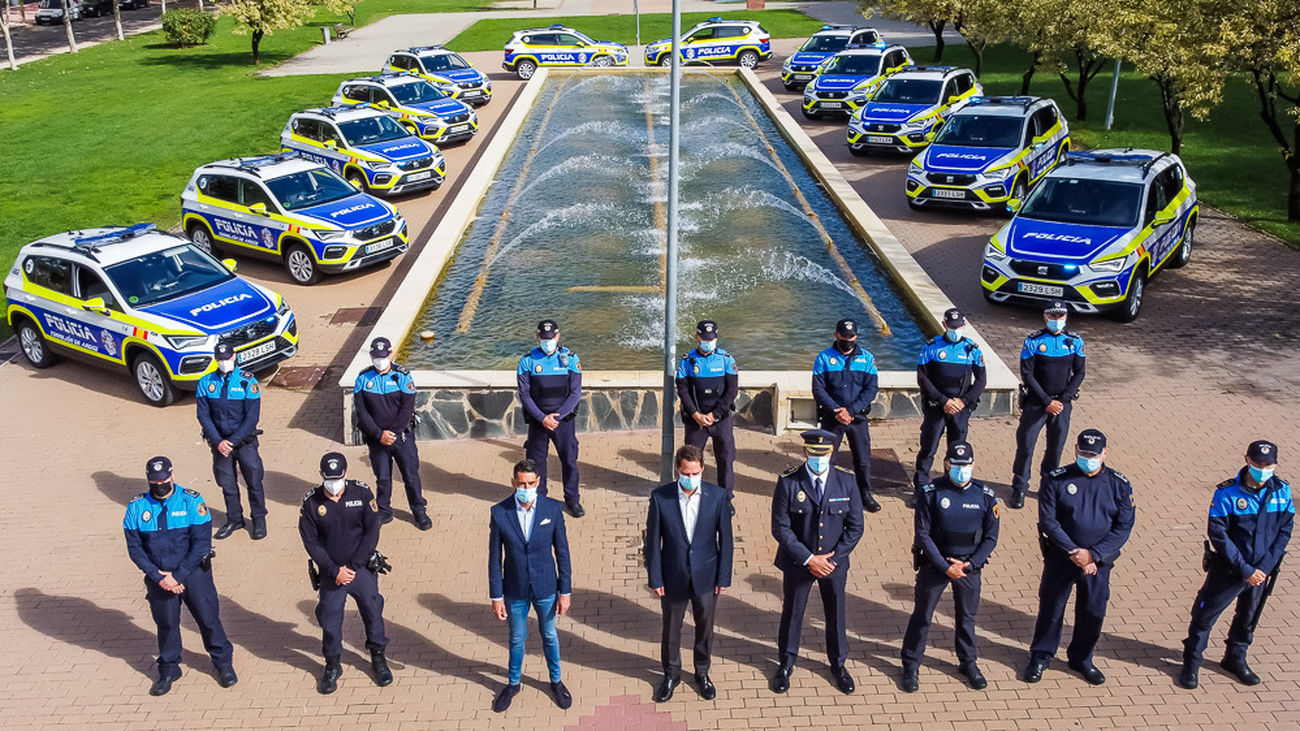 Presentación de los nuevos vehículos de la Policía Local de Torrejón