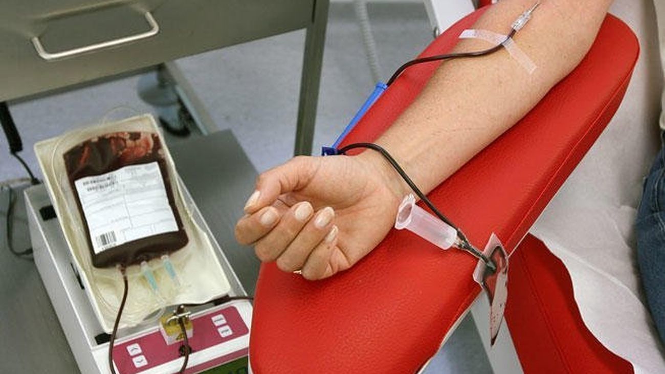 Donante de sangre en Madrid