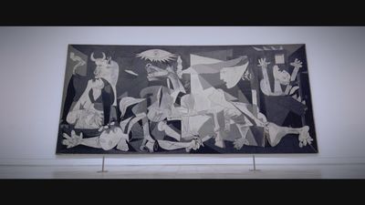 Antes de ser devuelto a España, el 'Guernica' de Picasso viajo por todo el mundo