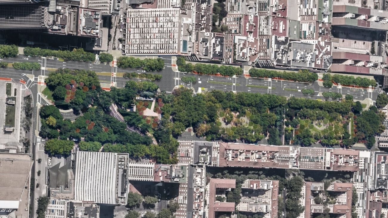 La avenida del General Perón de Madrid