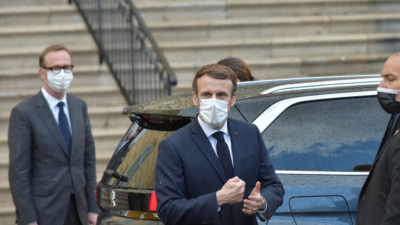 El presidente francés, Enmanuel Macron