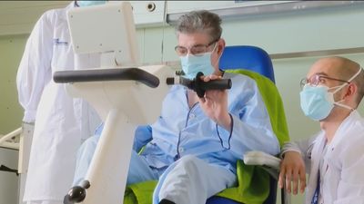 Jordi, primer doble trasplante pulmonar por Covid en España