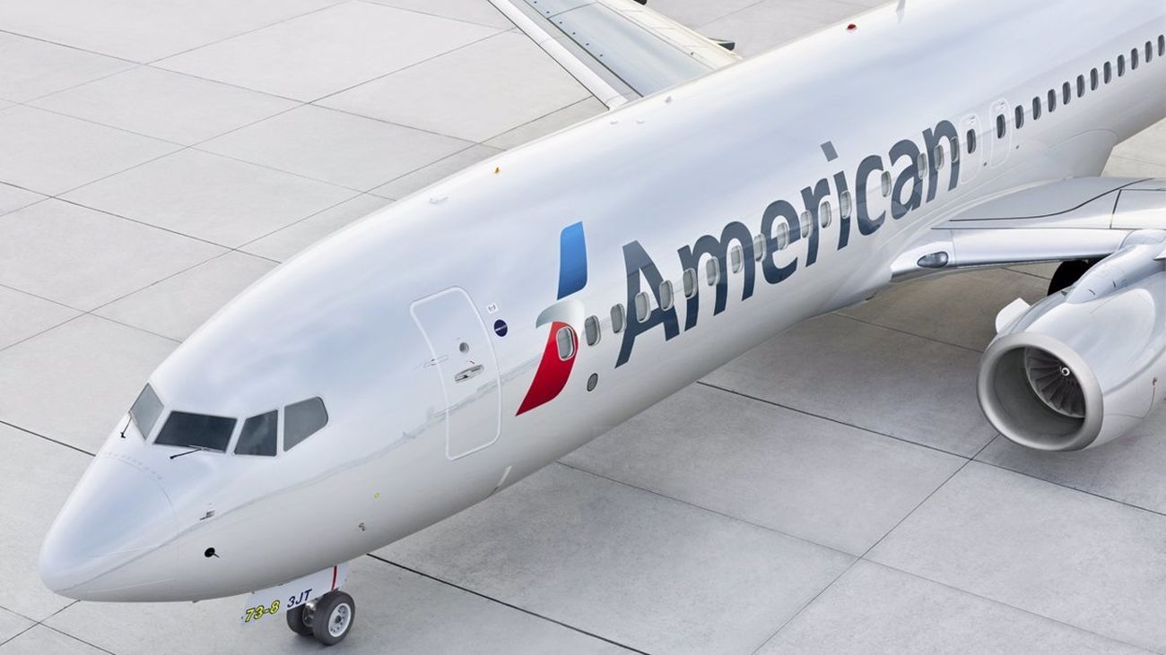 Un avión de la compañía American Airlines